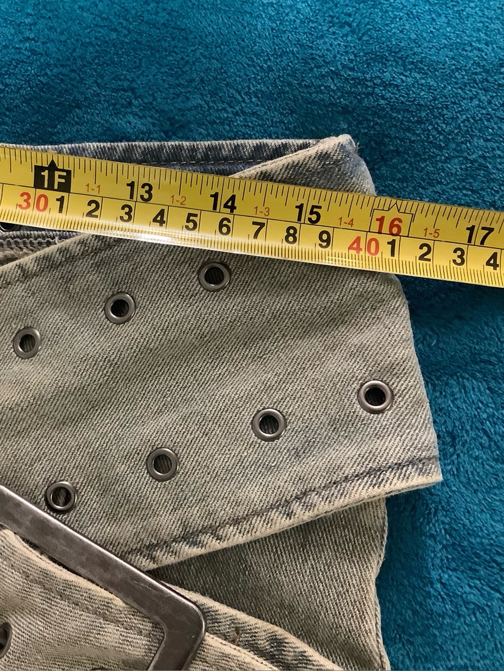 Jaded London Denim Wrap Around Belt Micro Mini Skirt BDENIM Zip Front Corset Top - Picture 10 of 14